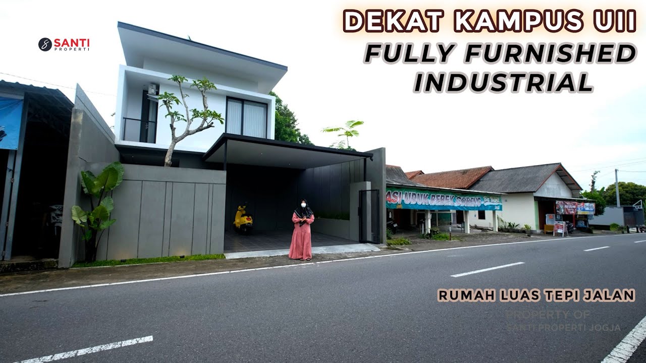 RUMAH JOGJA UTARA FULLY FURNISHED DEKAT KAMPUS UII, PANDANRAN, AL AZHAR CAIRO JAKAL KM 13 INDUSTRIAL