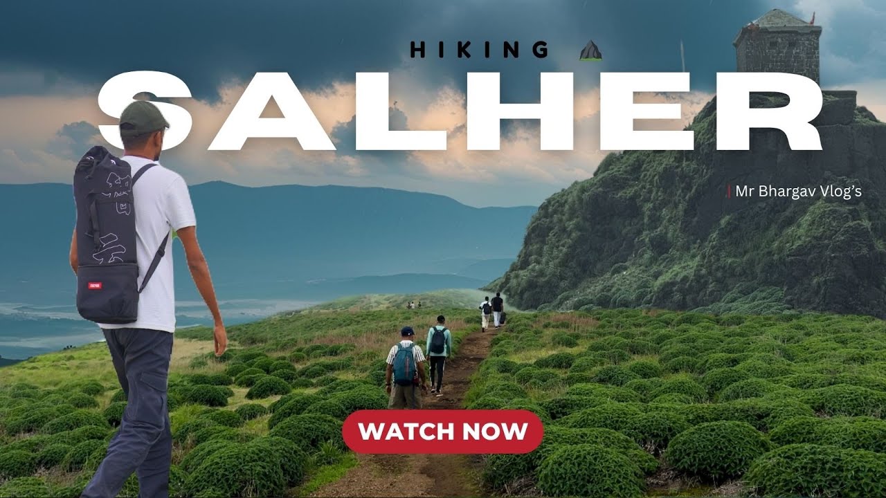 Salher Fort Trek 2025 || Maharashtra ka dusra sabse uncha killa || Dron shots || Camping 🏕️
