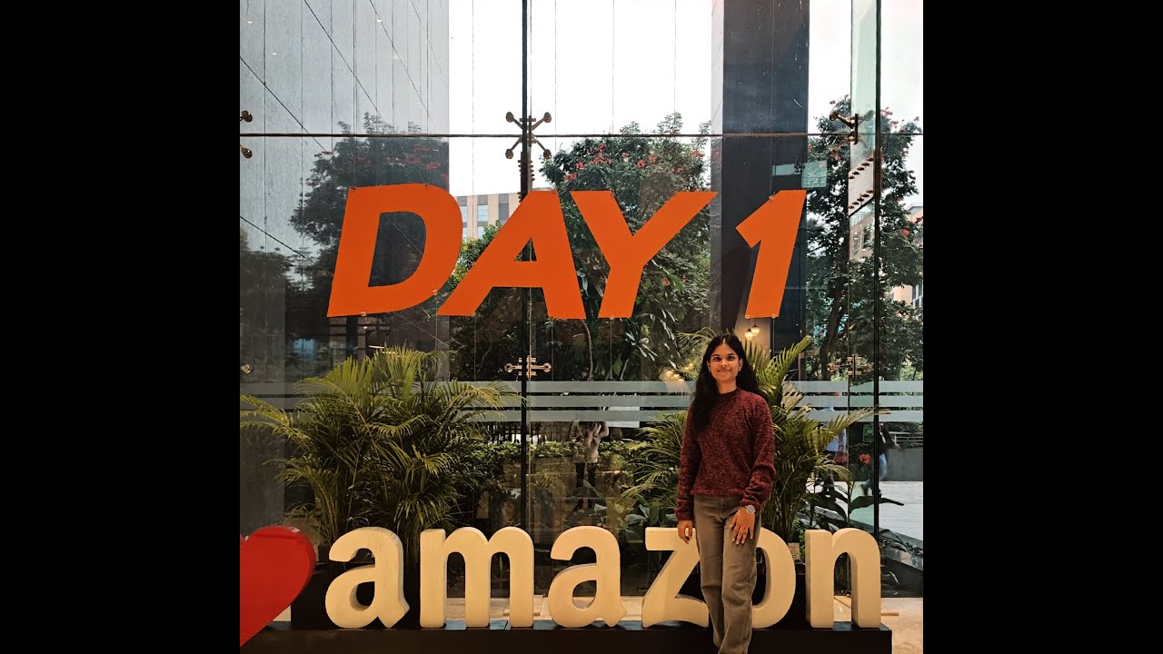 My Day 1 at AMAZON!!😄