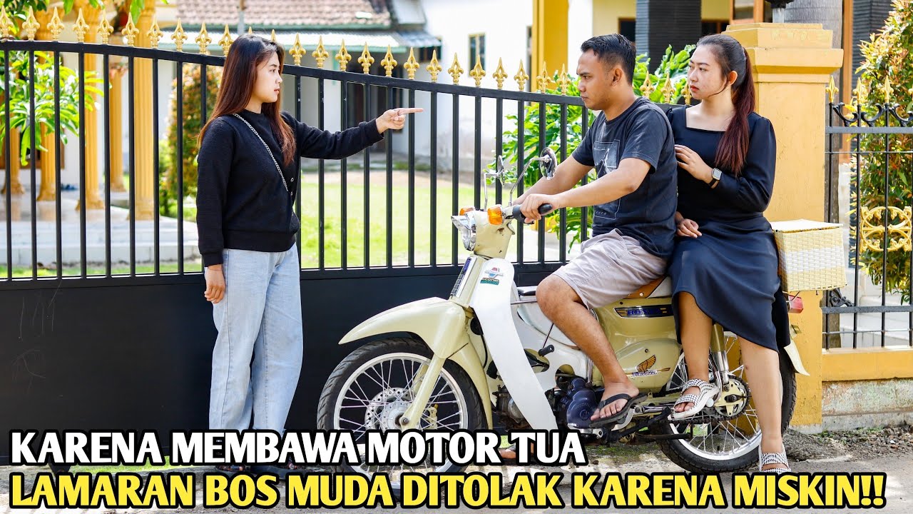KARENA MEMBAWA MOTOR TUA LAMARAN BOS MUDA DITOLAK DAN DIUSIR DIKIRA MISKIN! TAK LAMA SEMUA TERKEJUT!