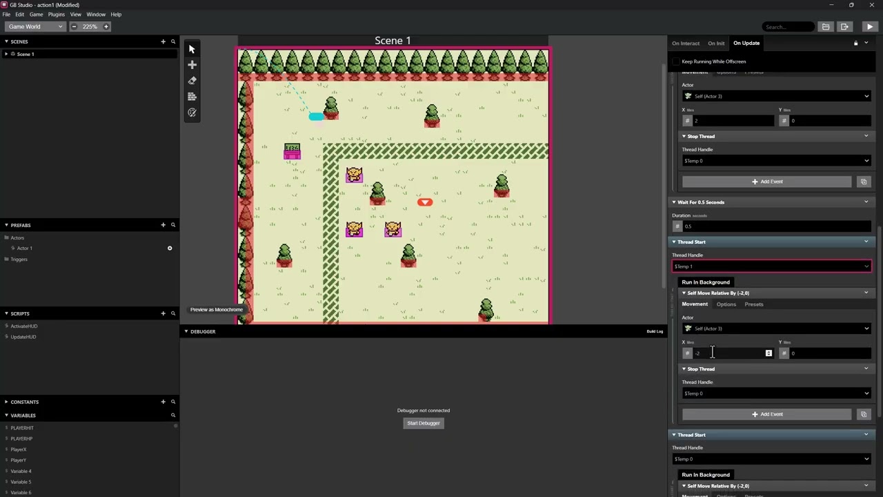 GB Studio 4.2 - Threads and 
