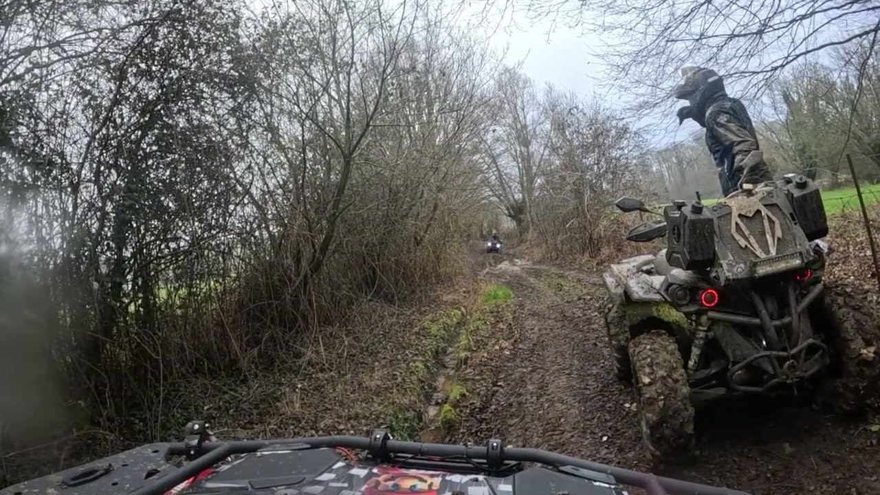 Sortie quad 26.01.26 #offroad #canamrenegade #mud #boue #canam 