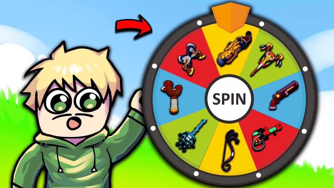 Turnamen BloxFruits, tapi senjata GUN gw di tentuin SPINWHEEL!!!