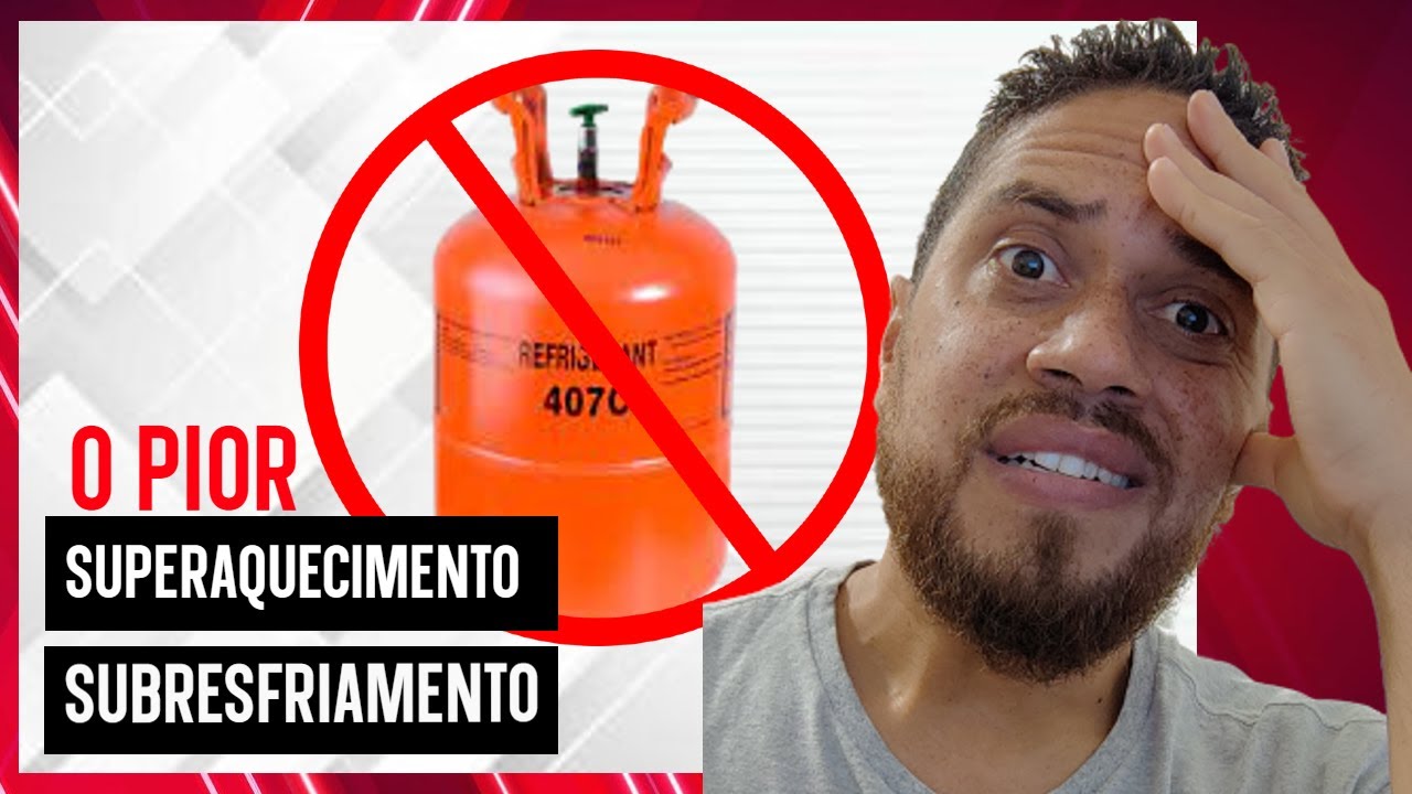 R-407C: O Pior Superaquecimento e Subresfriamento.