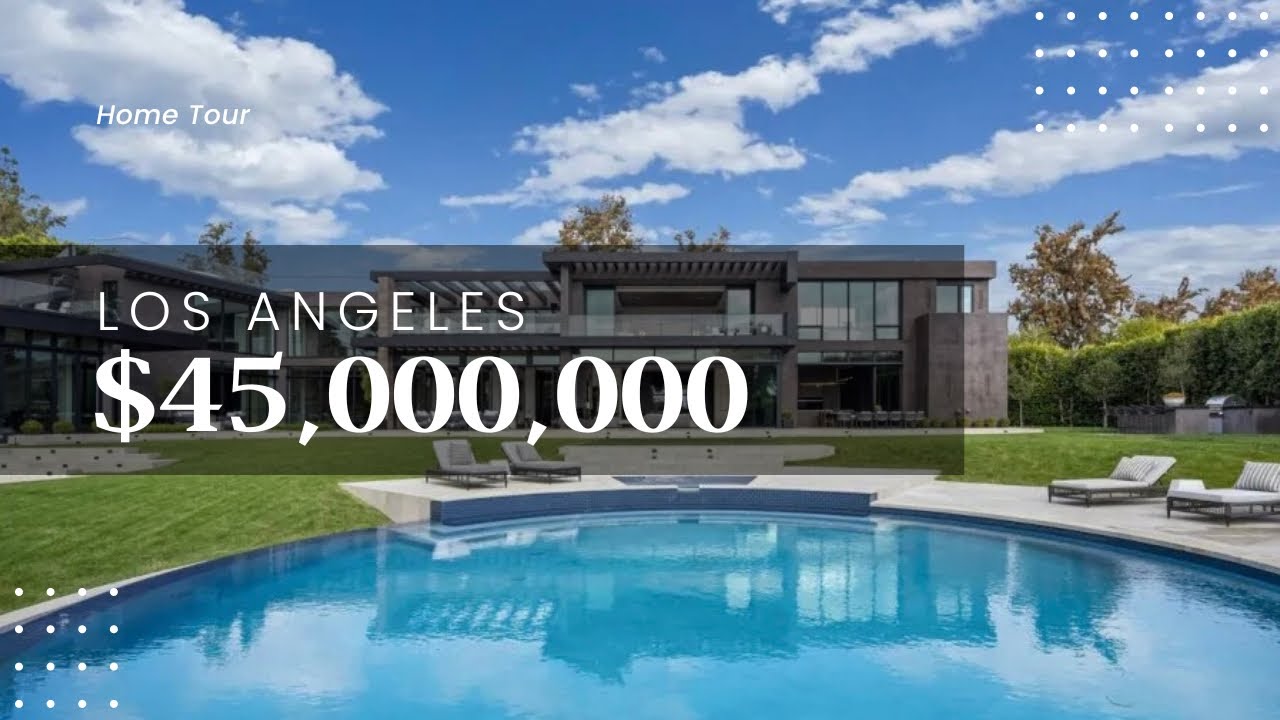 Inside a $45,000,000 Los Angeles Modern Mega Mansion
