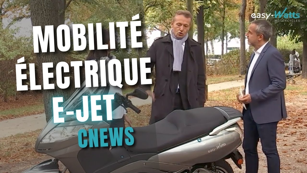 Le maxi scooter électrique d'easy-watts Motorcycles présenté dans la matinale de CNews