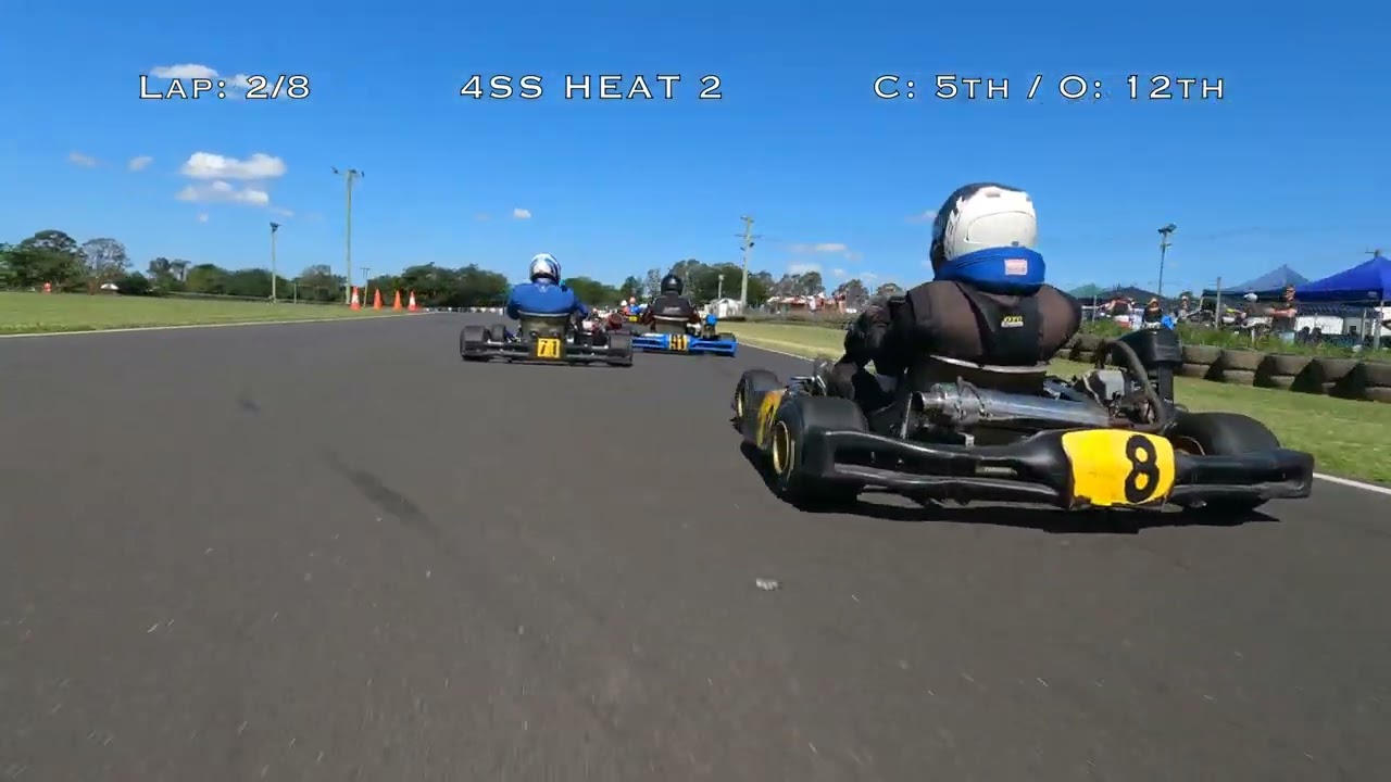 4SS Heat 2 at Butterfly Farm Indy 800 Kart Track - 26/10/24