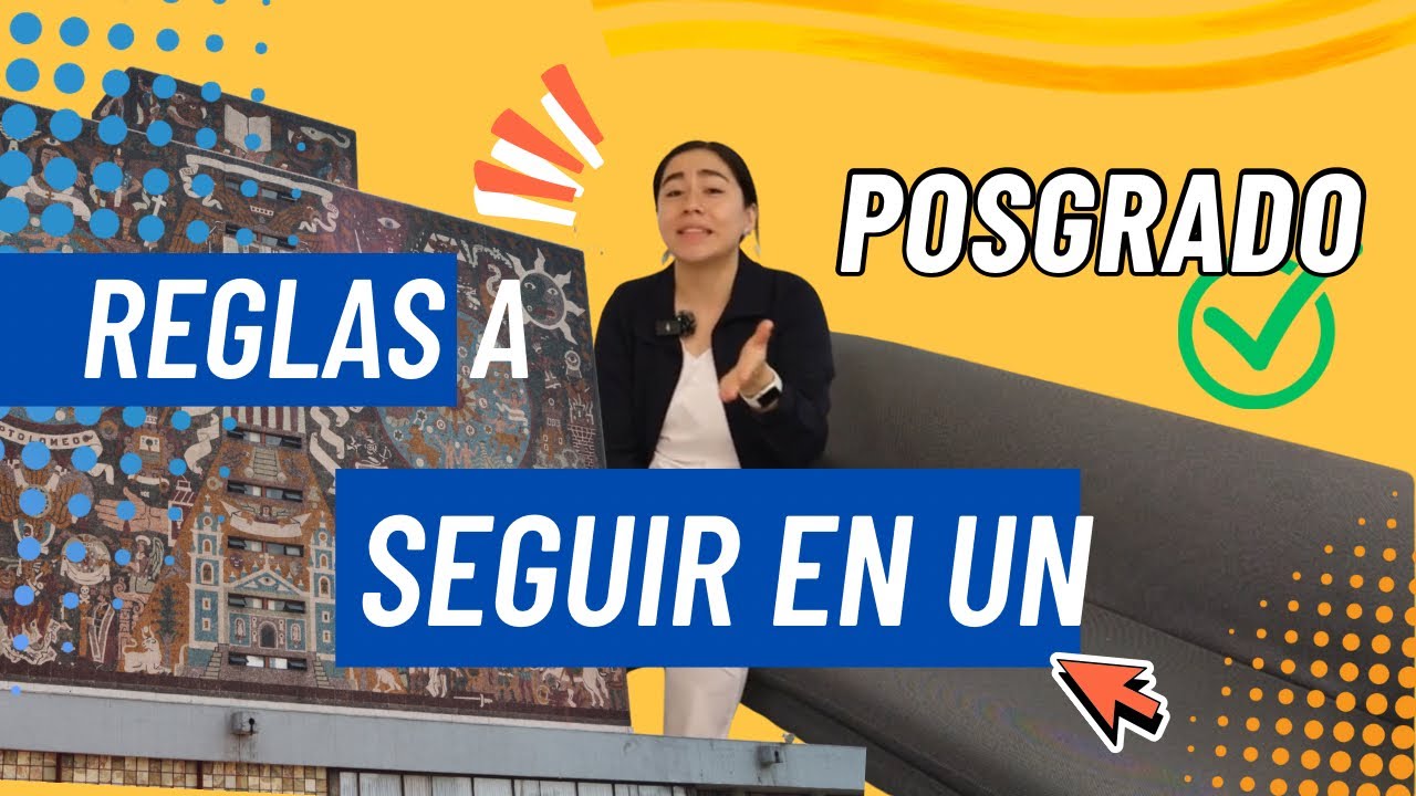 Ingresar a un posgrado en la UNAM