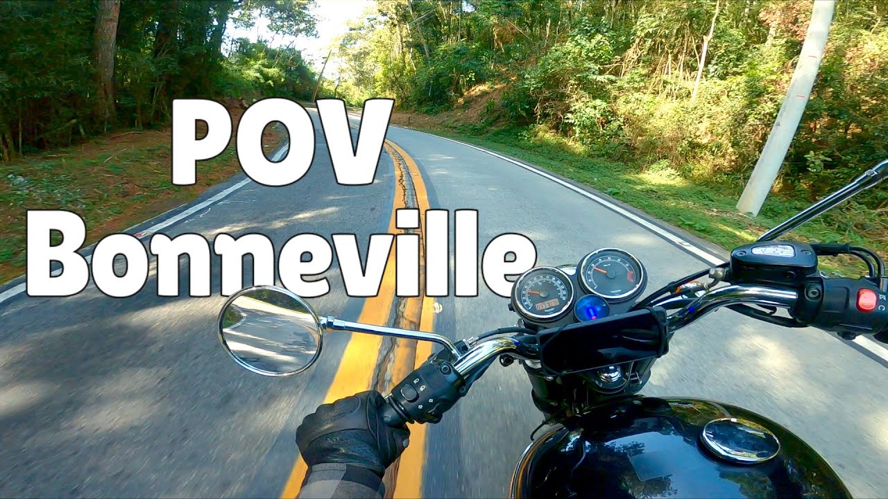 POV Triumph Bonneville T100 865  Pure Sound  - Petropolis - Rio de Janeiro