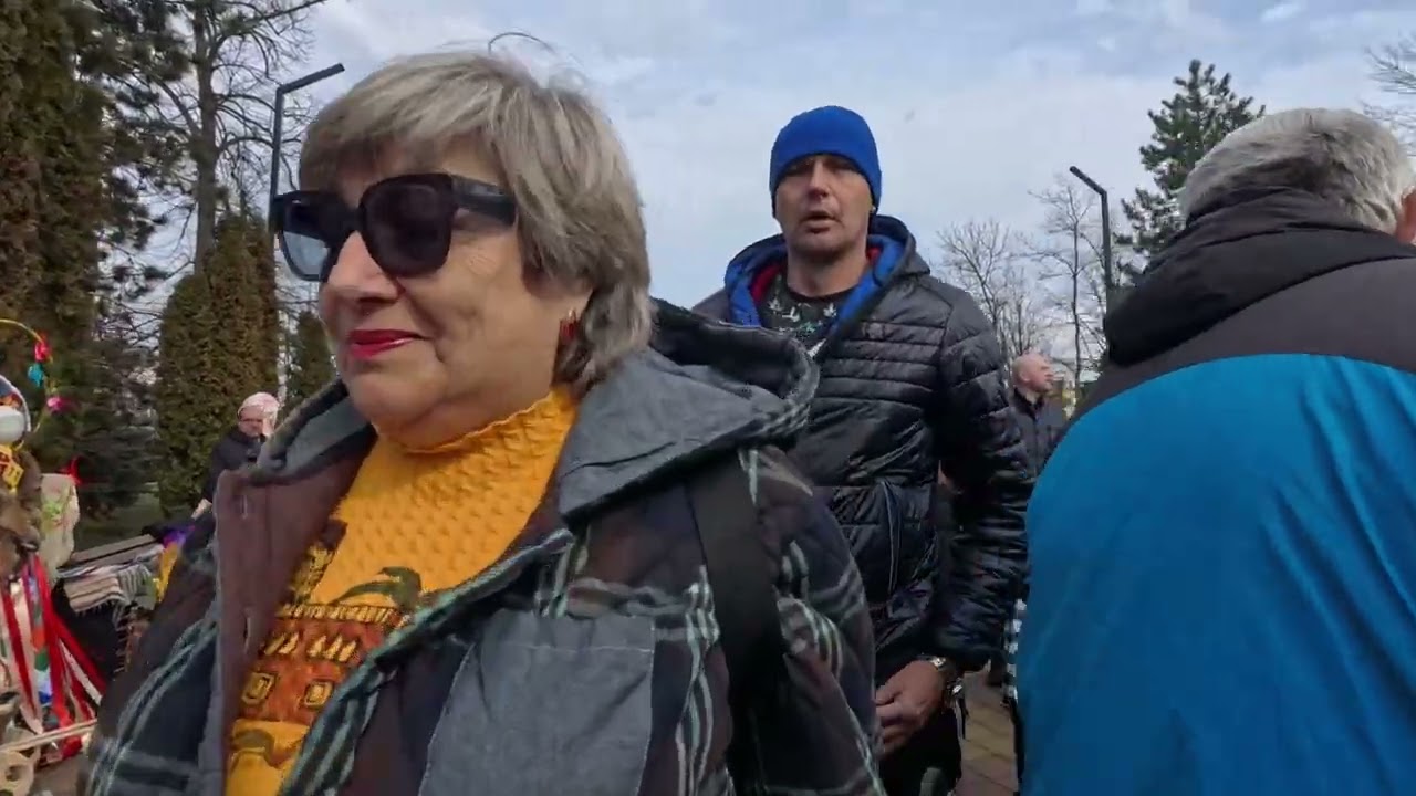 Walking around Maykop Spring Festival Maslenitsa