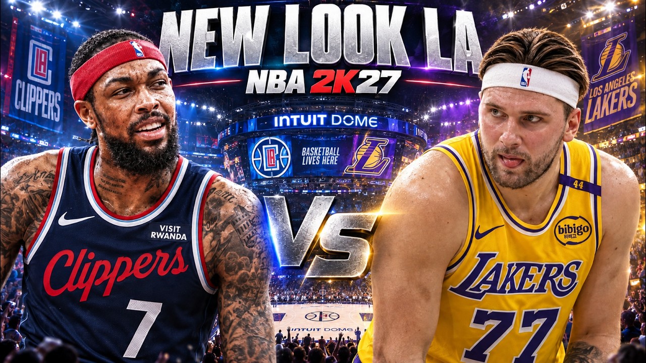 🔥NEW LOOK BATTLE OF LA! Lakers vs Clippers | NBA 2K27 Full Game🏀