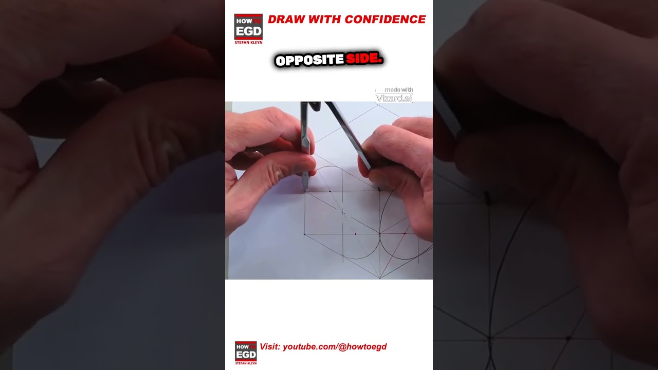 EASIEST way to draw an ISOMETRIC CIRCLE!!
