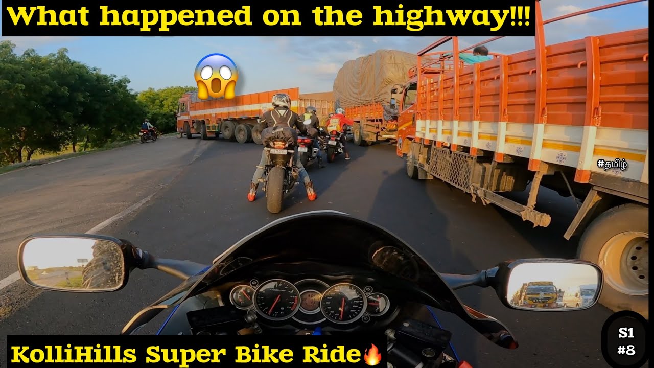 😖I Stuck In Heavy Storm😢|KolliHills SuperBike Ride End✨|EP8|​⁠​⁠@Mfcvishnu @DadsLife