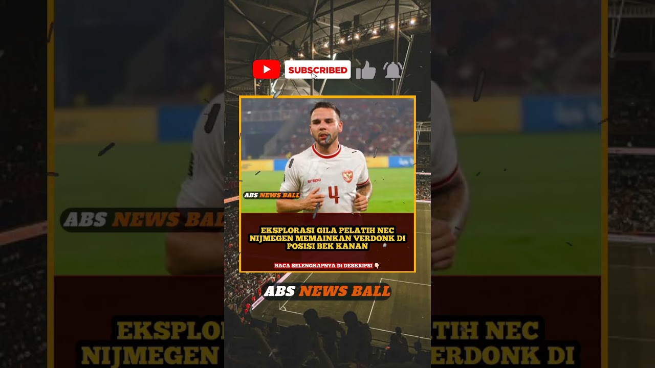 verdonk di posisikan di bek kanan