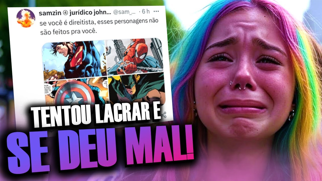 TODO her&oacute;i &eacute; de ESQUERDA? MILITANTE passou VERGONHA no TWITTER!