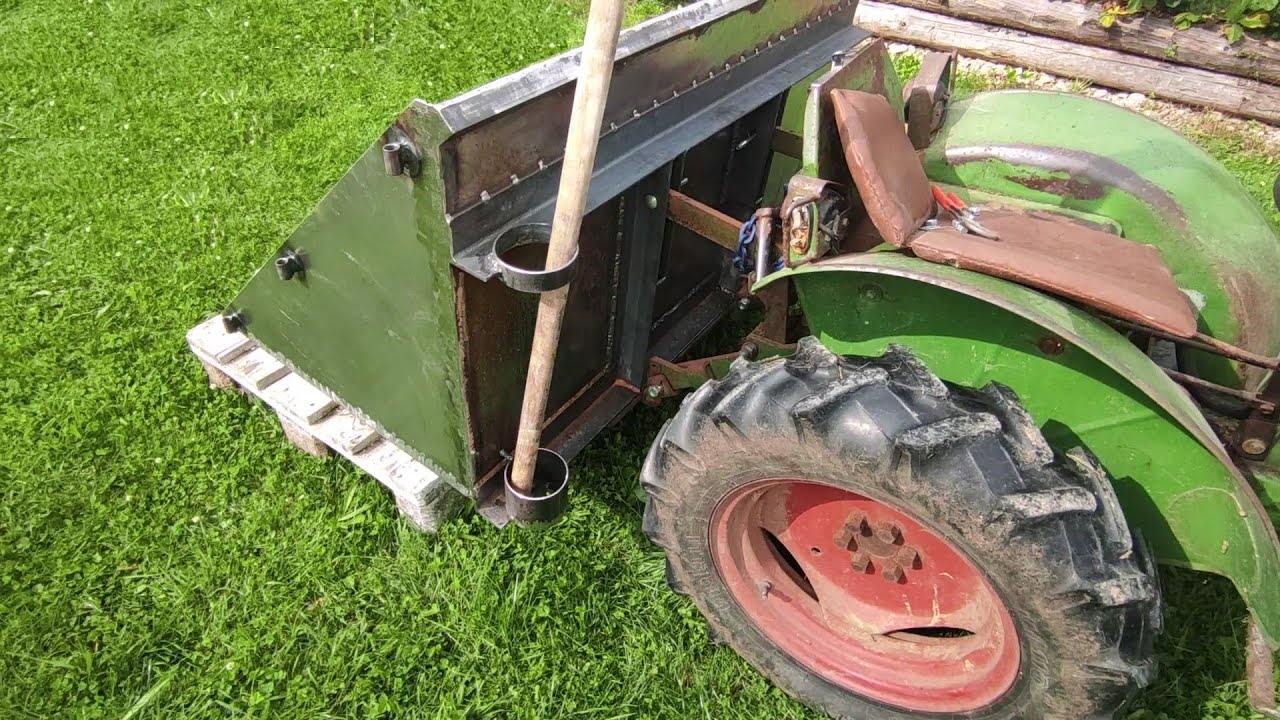 Ładowacz tylny typu DIY do miniciągnika Agria 4800 - Część 1