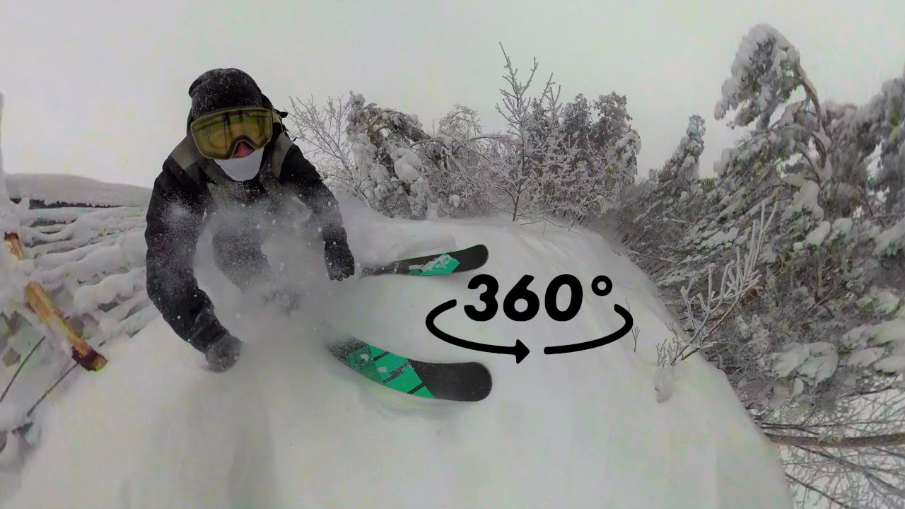 360. Горные лыжи. VR skiing. Хвалынский горнолыжный курорт.