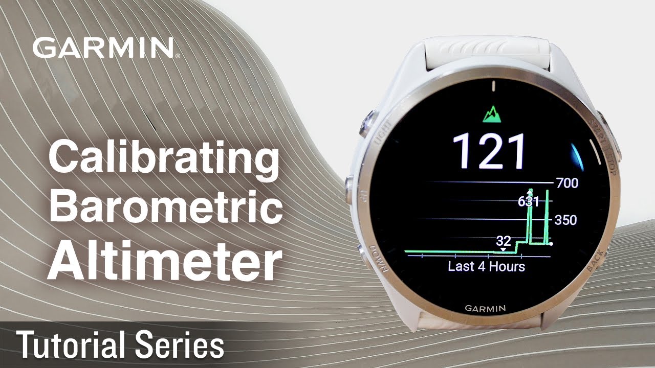 Tutorial &ndash; Garmin Outdoor Adventure Watch: Calibrating Barometric Altimeter