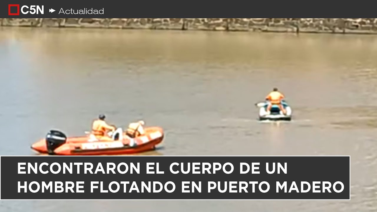 Apareció un CUERPO FLOTANDO en PUERTO MADERO