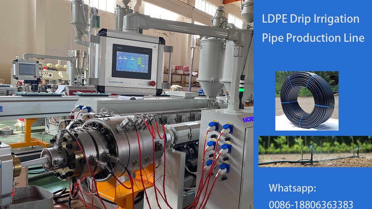 3 Layers LDPE Drip Irrigation Pipe making machine
