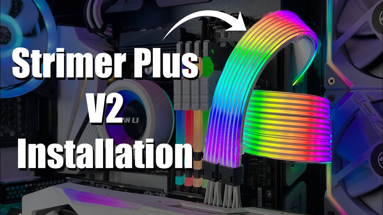 Как установить кабели RGB Strimer Plus V2 + L Connect 3