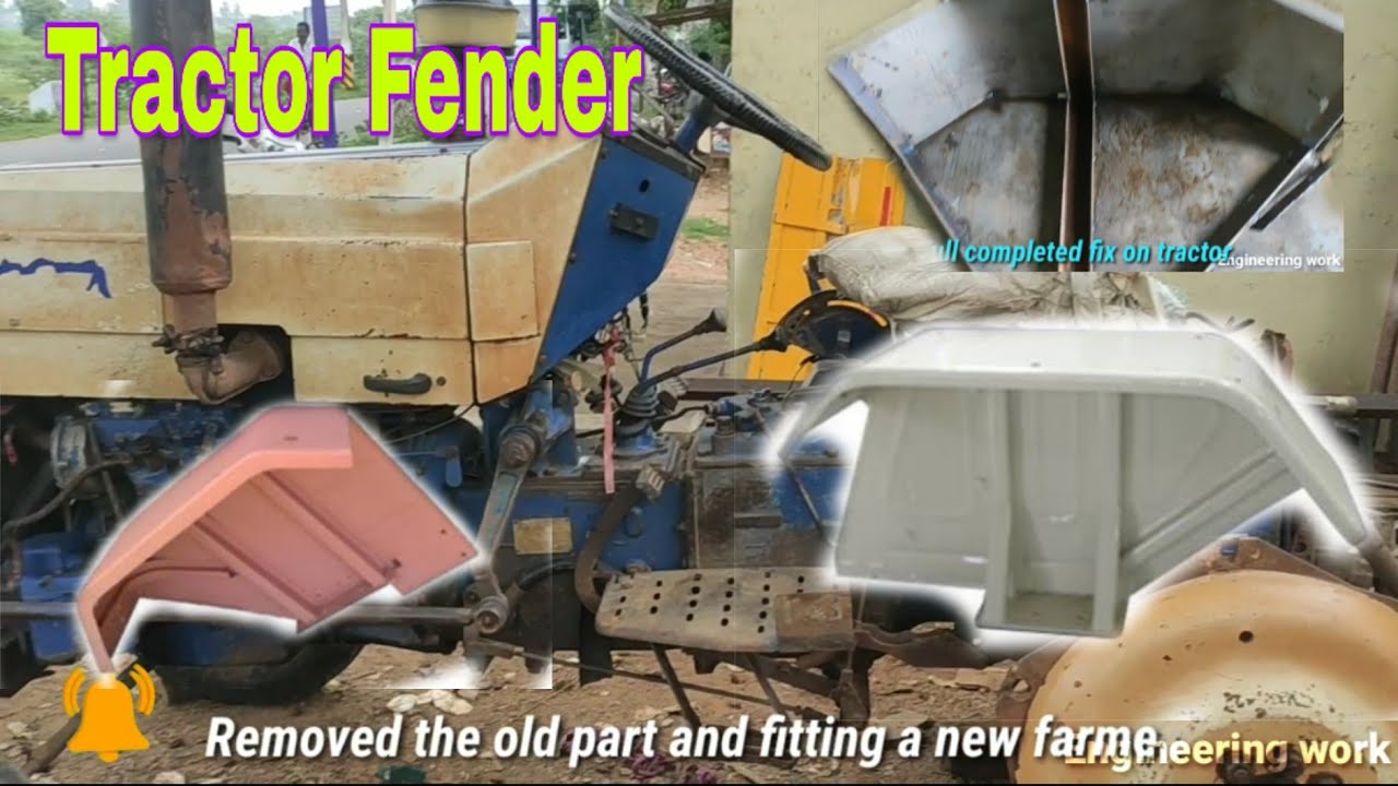 Tractor fender making | Restoration work | Gas cutting #tractor