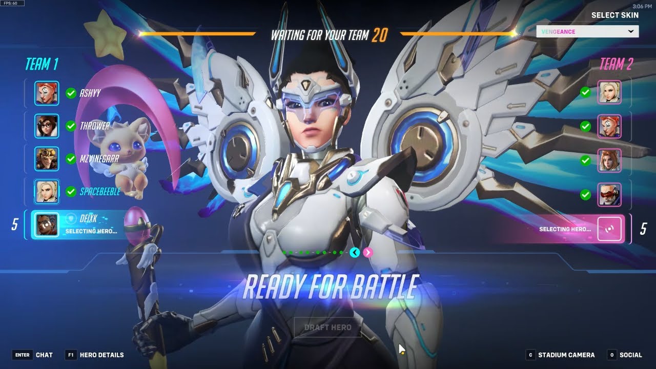 Overwatch 2 - Mercy Stadium Gameplay (No Commentary)