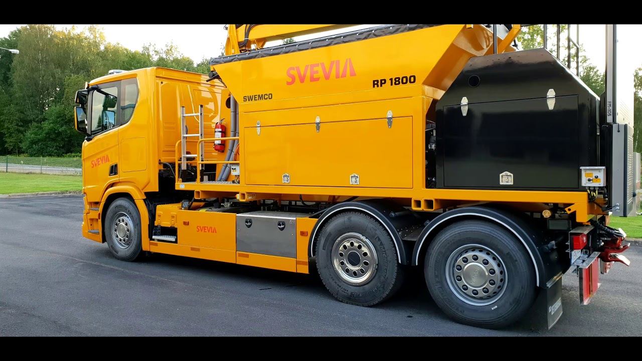 Scania R500 Swemco RP1800 Road Patcher-Svevia Sweden