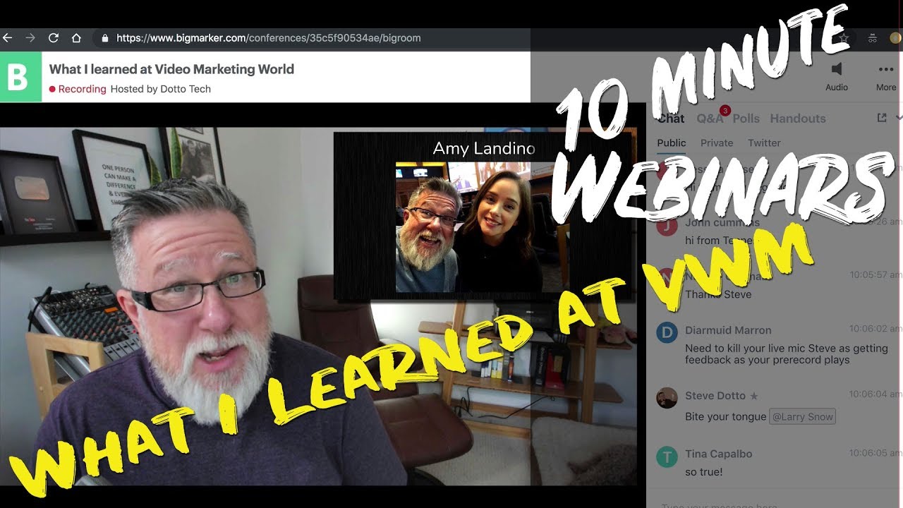What I Learned at Video Marketing World - Webinar Recap