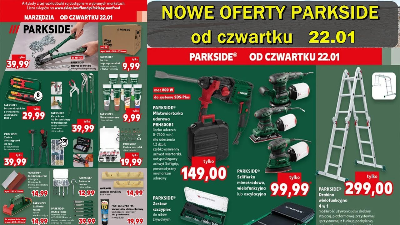 🛠️ NOWE OFERTY Parkside w Kauflandzie od 22.01 | Wkrętarka, cięcie laminatu &ndash; HIT czy KIT?