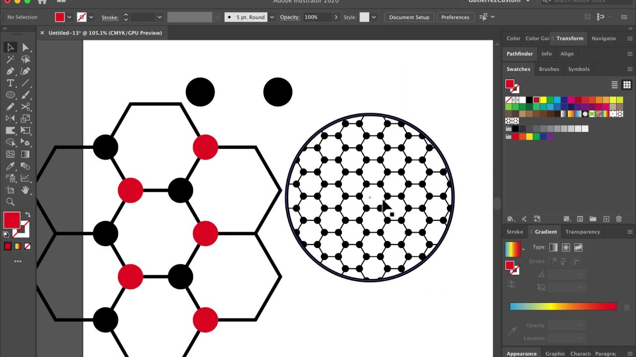 Making Scientific Figures w/ Illustrator - Part 3: Fills, Patterns, Atomic Lattices