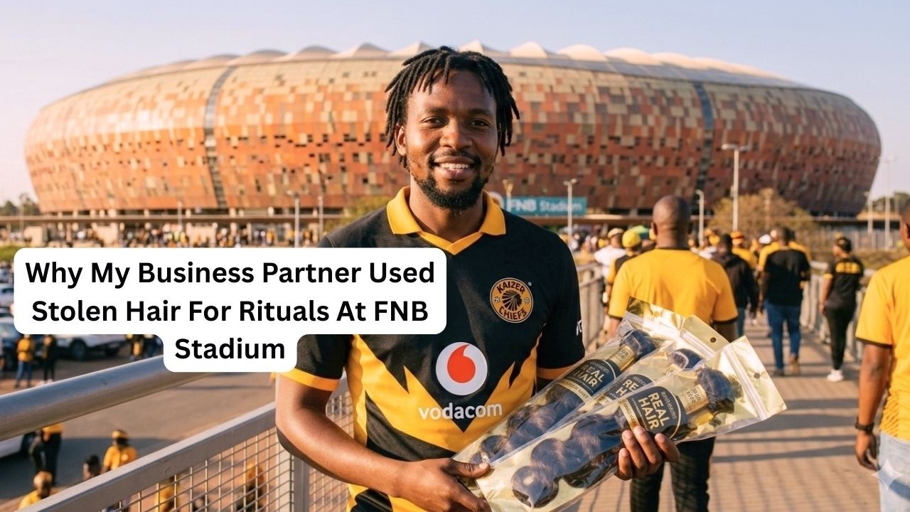 Why My Business Partner Used Stolen Hair For Rituals At FNB Stadium