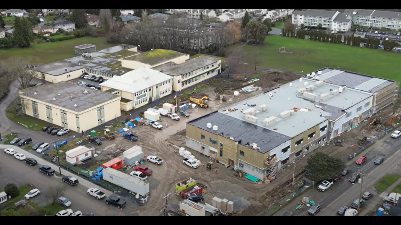 Cedar Hill Middle School Construction Update Winter 2025