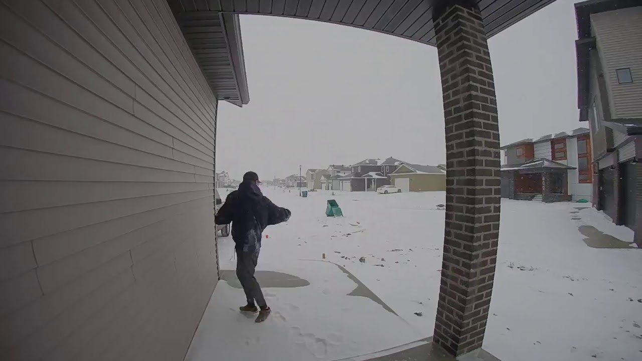 Slipped on Ice in Driveway Heading to Work || ViralHog