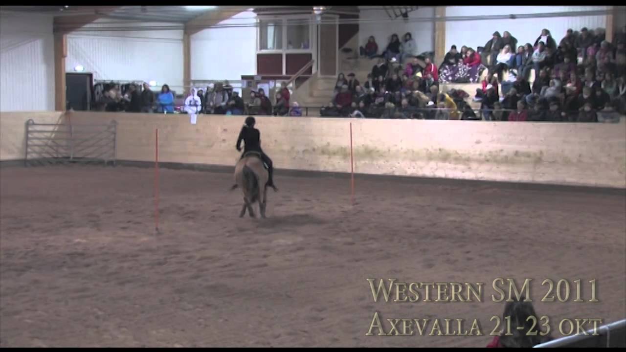 Western SM 2011, Pole Bending och Barrel Race. 12 Petra Hillring