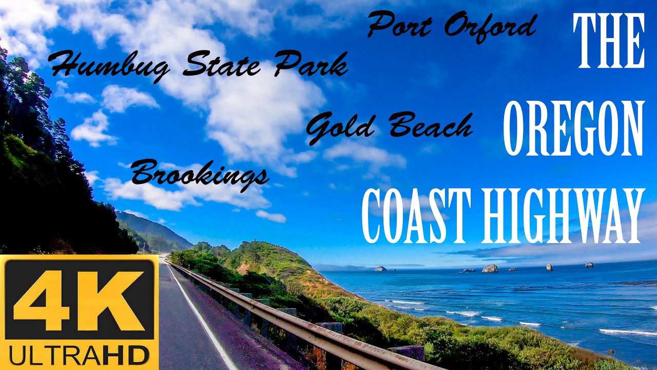 The Amazing Oregon Coast Highway - Port Orford To Gold Beach To Brookings - POV Passenger Angle