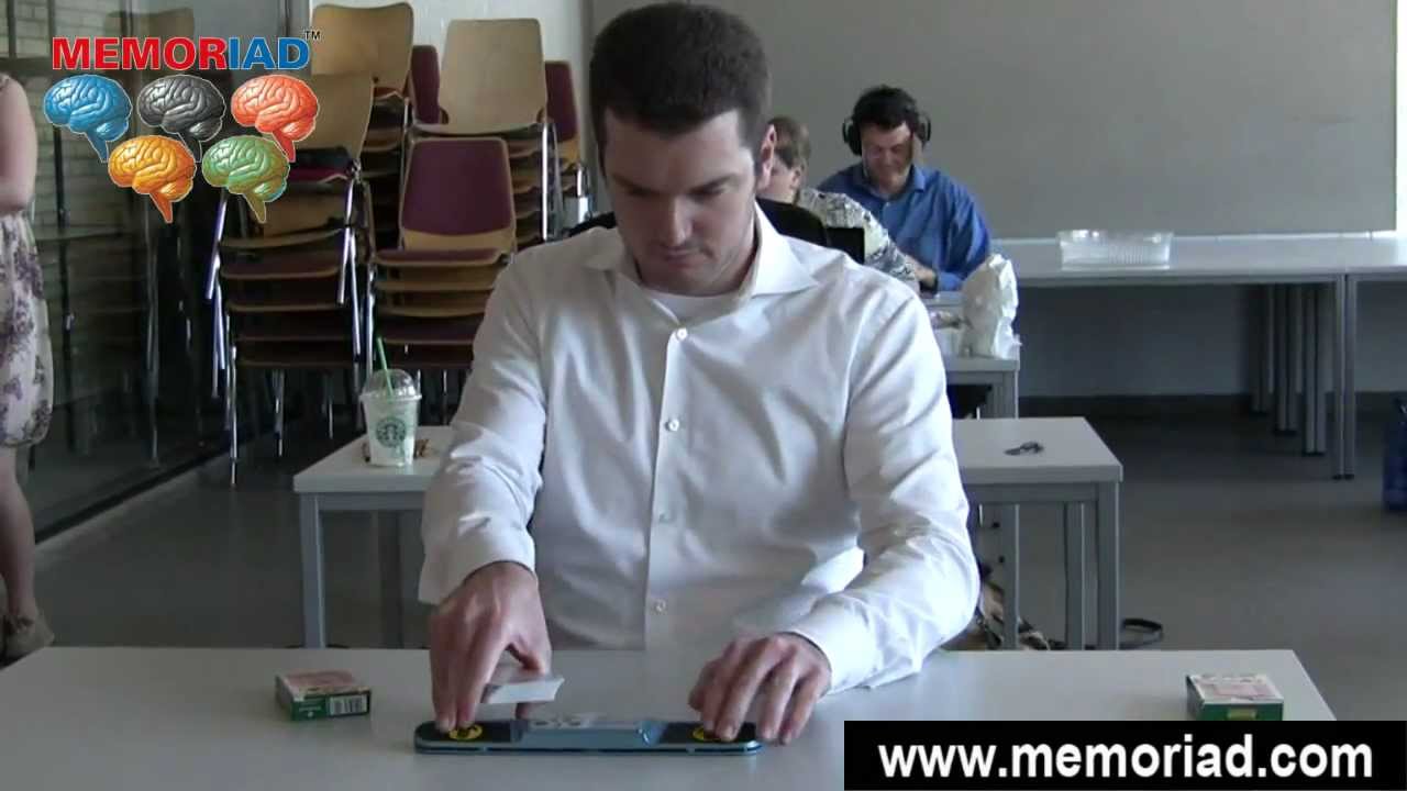 Speed Cards World Record - Simon Reinhard from Germany