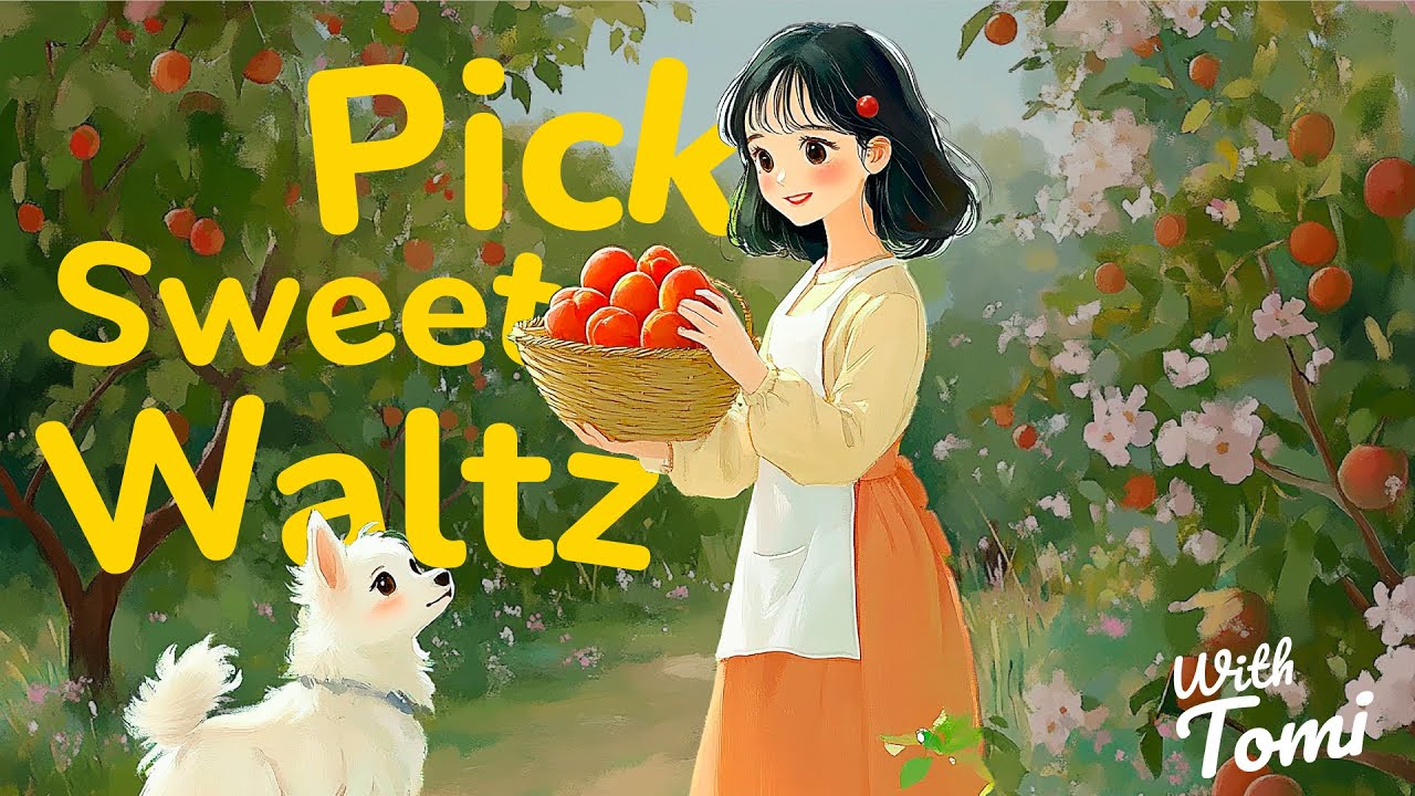 Soft Spring & Summer Peach Vibes | 1 Hour Lofi & Gentle Waltz | Study & Read Lofi | Chill Waltz