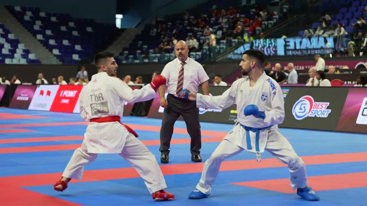🔥 Xenos 🇬🇷 vs Samdan 🇹🇷 | -60kg Semi-Final Clash | Karate1 Rabat 2025