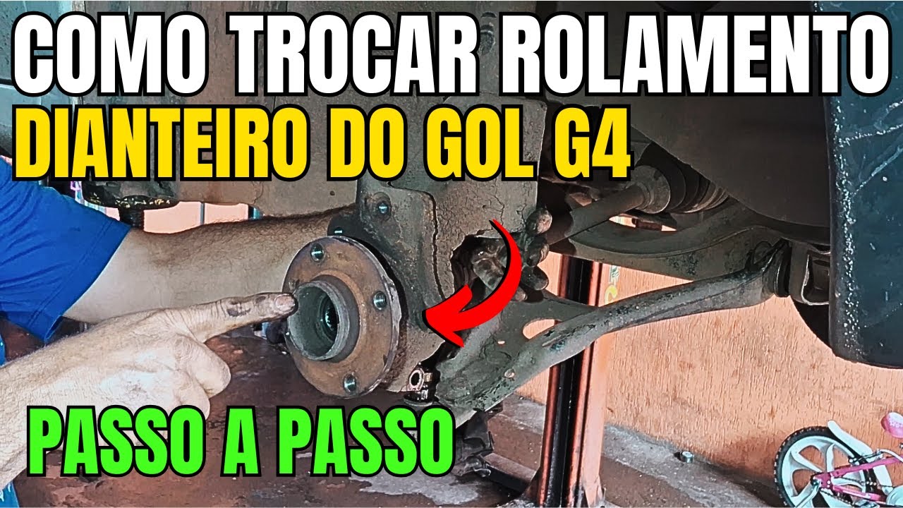 Como Trocar o Rolamento Dianteiro do Gol G4 Passo a Passo