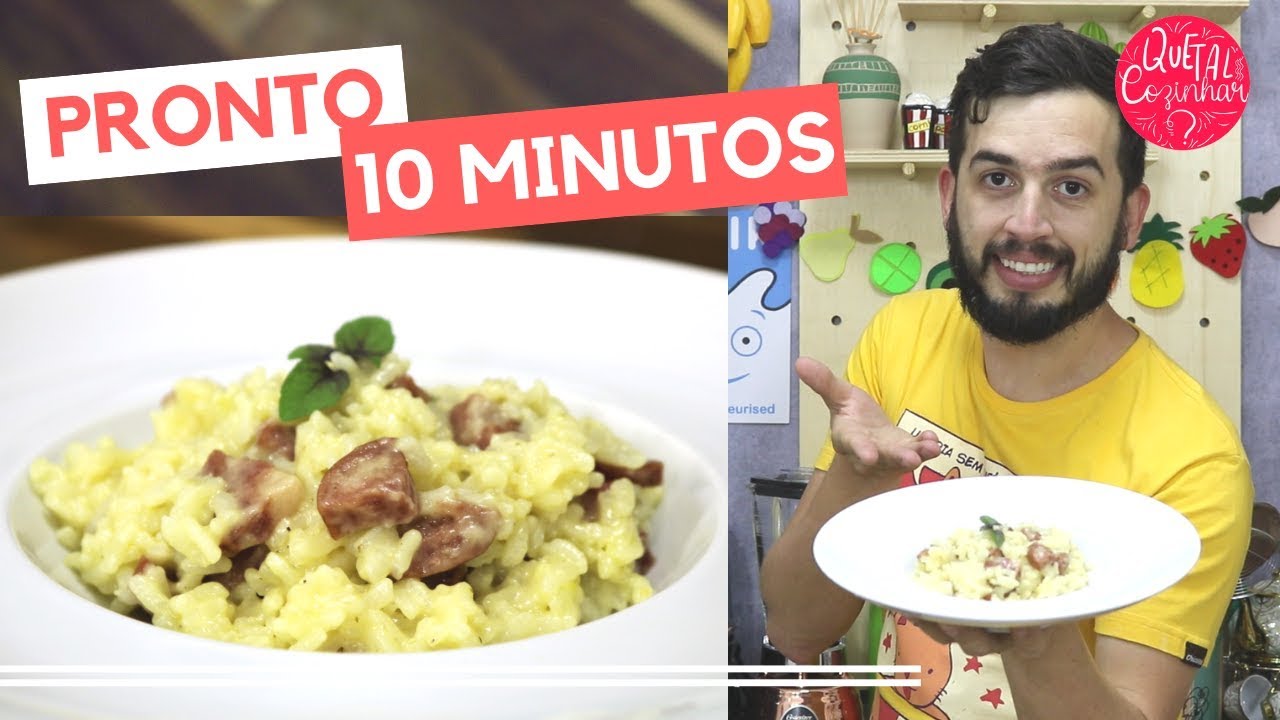 RISOTO NA PANELA DE PRESSÃO ELÉTRICA