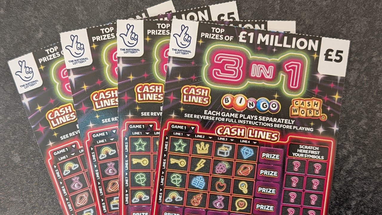 £20 of The 3in1 UK Allwyn National Lottery Scratch Cards
