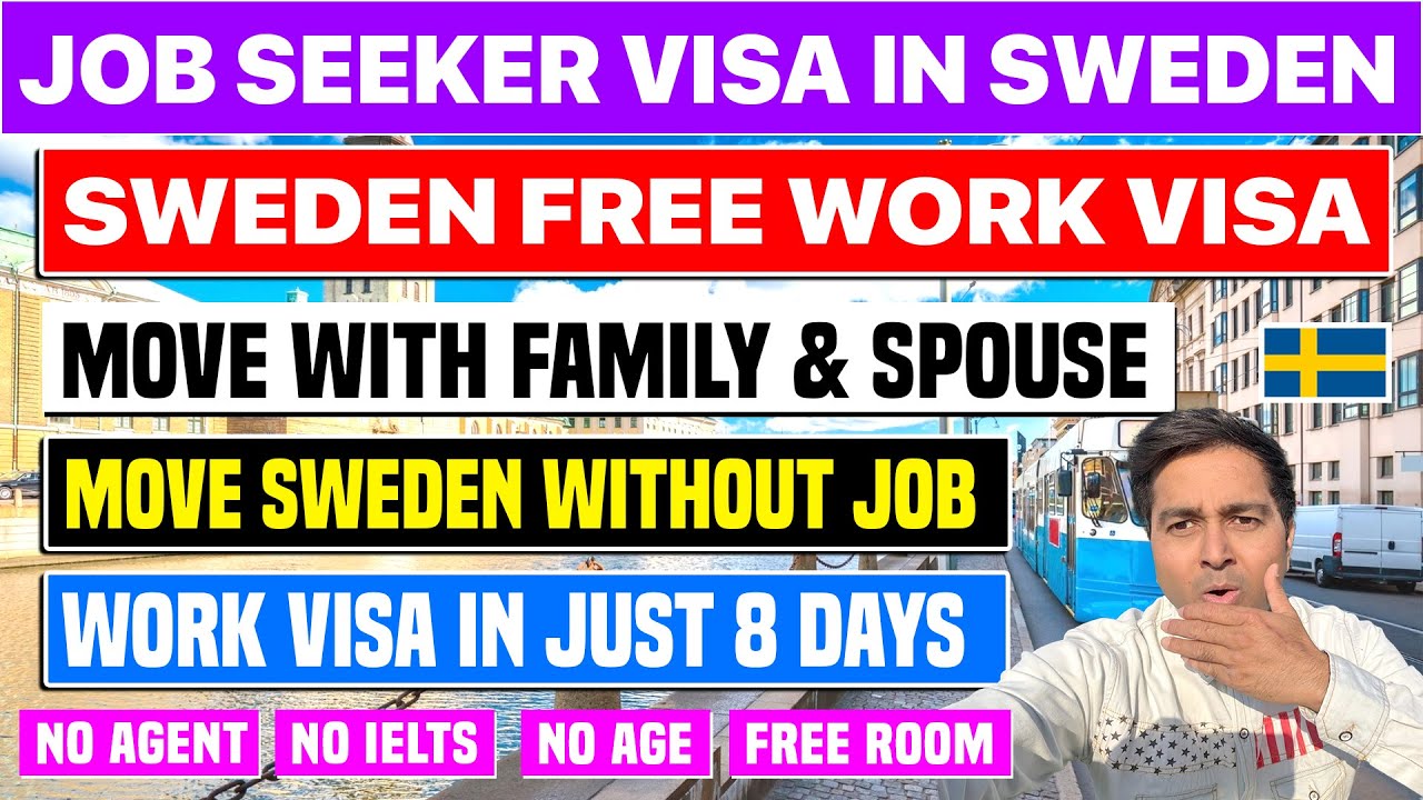 Sweden Job Seeker Visa Process 2026 | Sweden Work Permit in 8 Day | Move Sweden Without Job| New Law