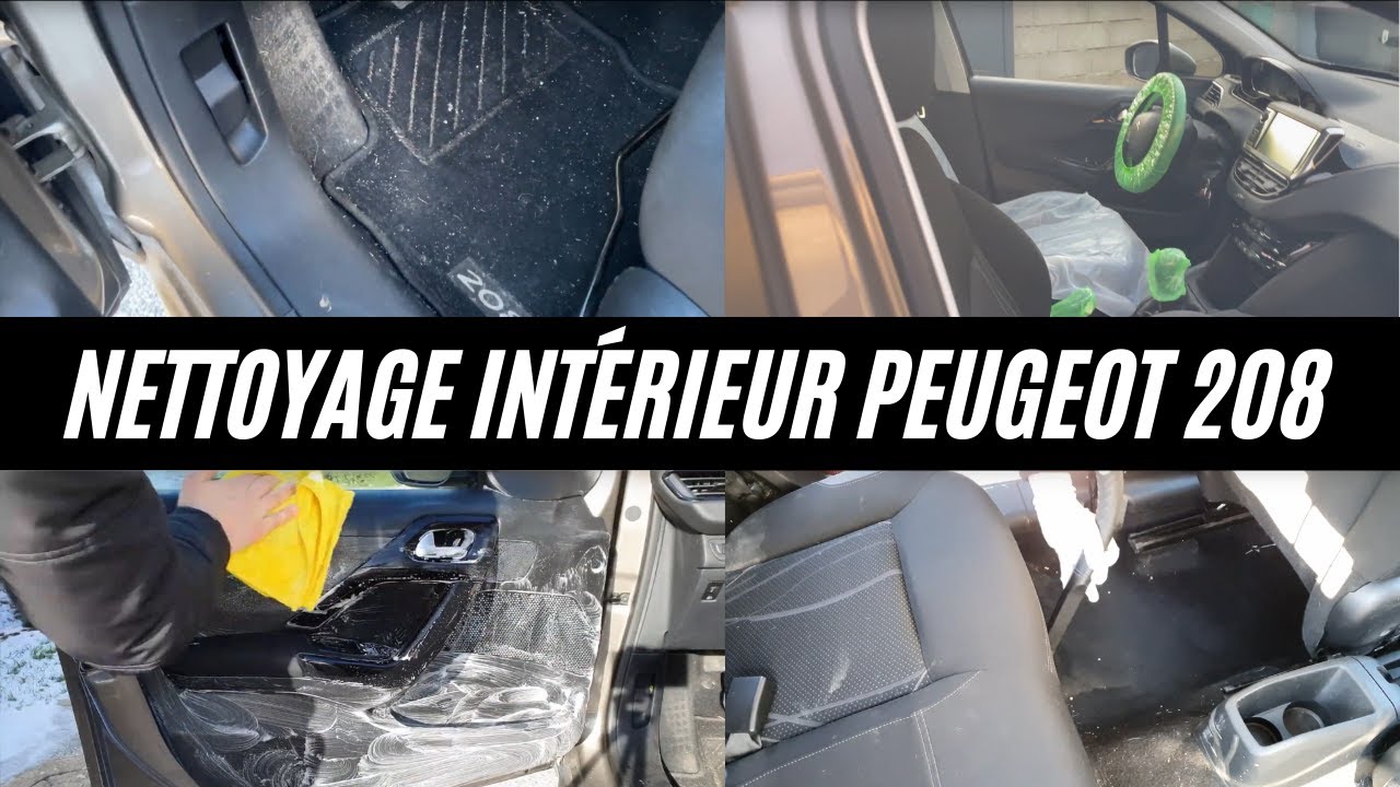 Nettoyage Intérieur Peugeot 208 (Partie 2/2) / Detailing