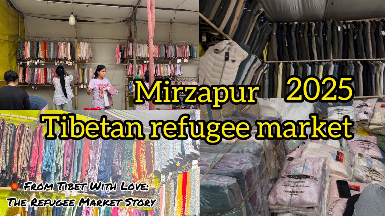 📍Mirzapur / Tibetan refugee sweater market / Tibetan market / Mirzapur 2025