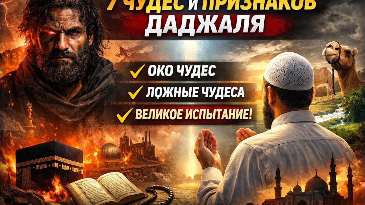 7чудес и признаков а Даджале#рек#коран#сунна #islamicvideo #rek #reels#Даджаль 