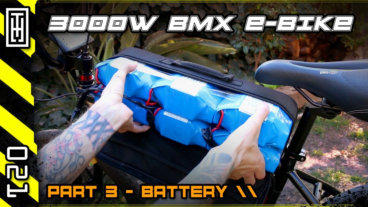 🚲 Custom 3000W BMX E-Bike [45MPH!] - Part 3 - Battery Mods, Chain, Pedals, Functionally 