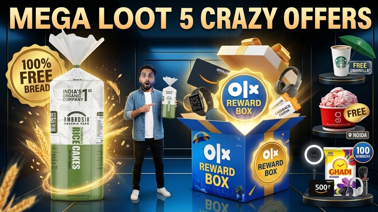 Totally FREE Rice Cake | Olx Bech De Days Loot | Giani FREE Icecream | Free Metro Tickets | 5 Offers