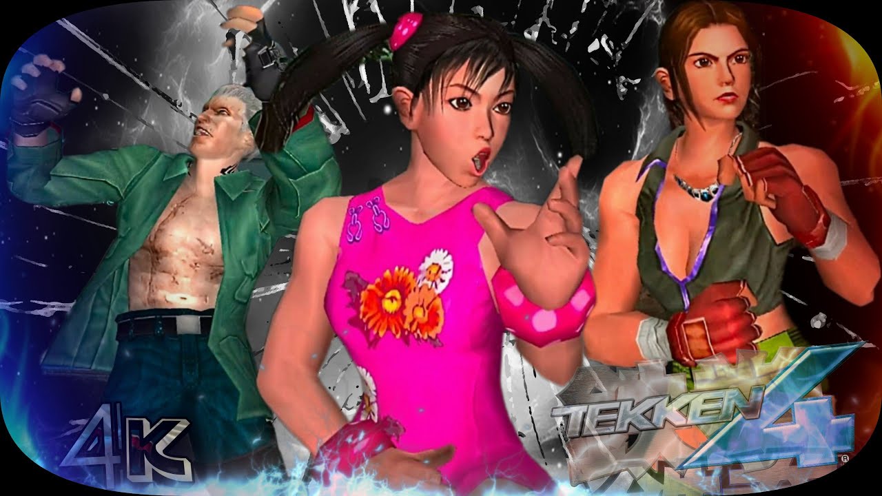 Xiaoyu, Bryan & Julia Team Tekken 4 Remastered UHD 4K 60 FPS