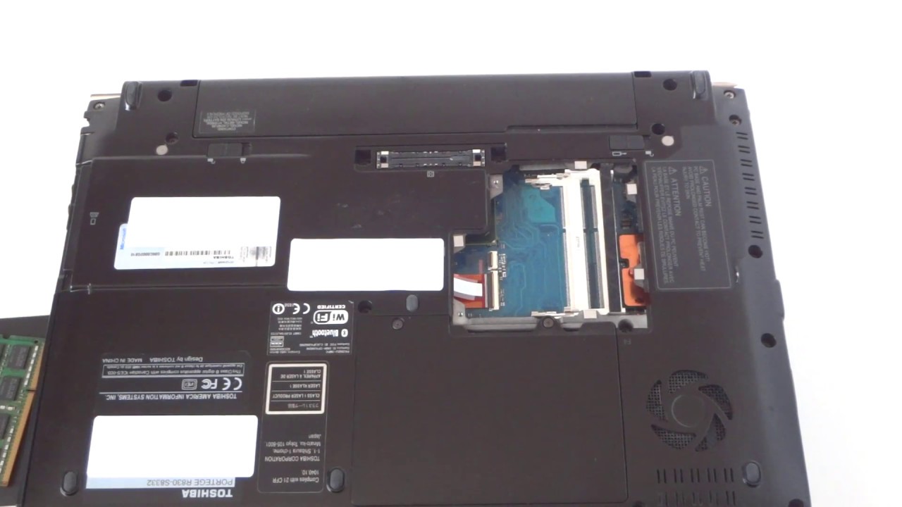 Toshiba Portege R830 Upgrade Memory